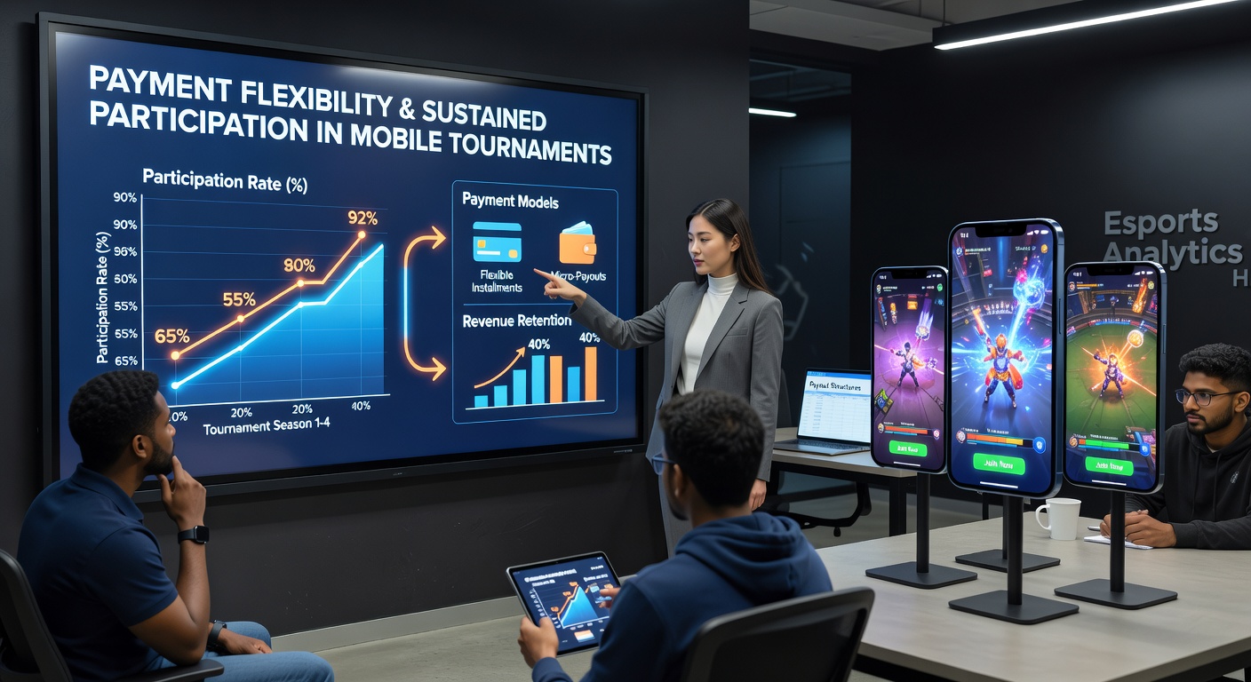 Analysis dashboard showing sustained participation metrics linked to payment flexibility in loyalty tiers
