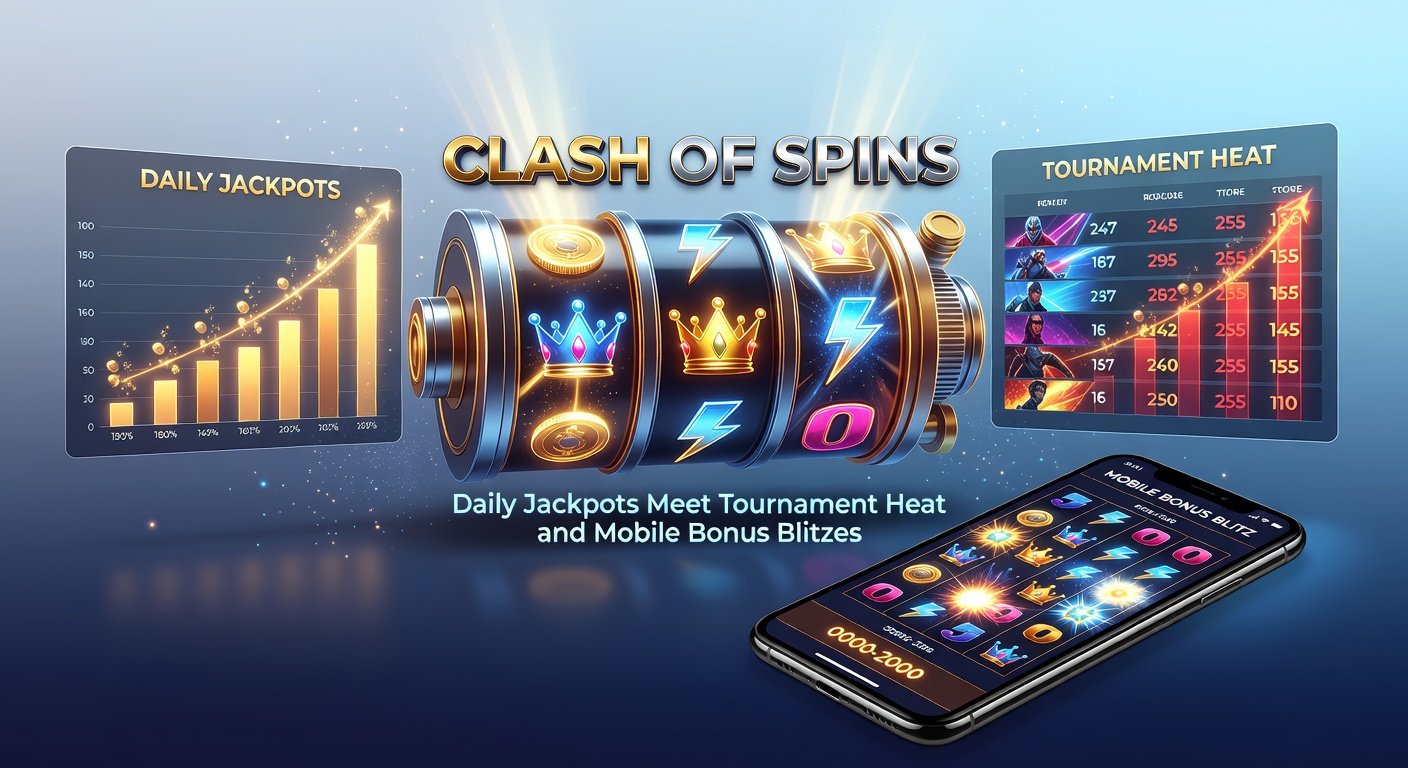 Mobile screen capturing a jackpot drop notification overlapping a live tournament leaderboard with bonus icons flashing