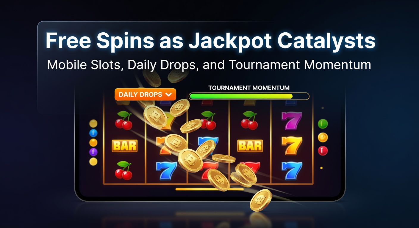 Vibrant mobile slot screen showing free spins activating a progressive jackpot buildup amid colorful reels and glowing prize meters