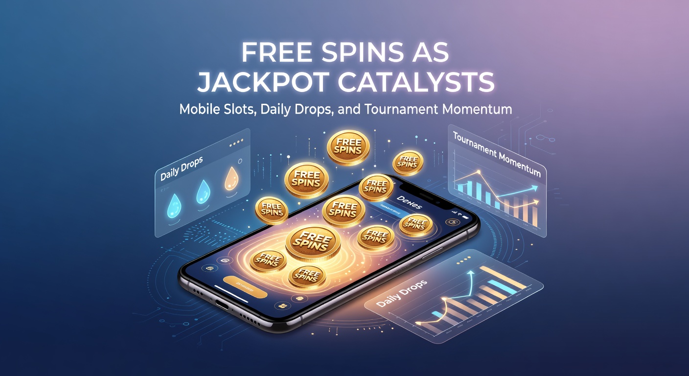 Dynamic tournament leaderboard on a mobile device displaying free spin leaderboards, ticking jackpot timers, and daily drop notifications amid spinning reels