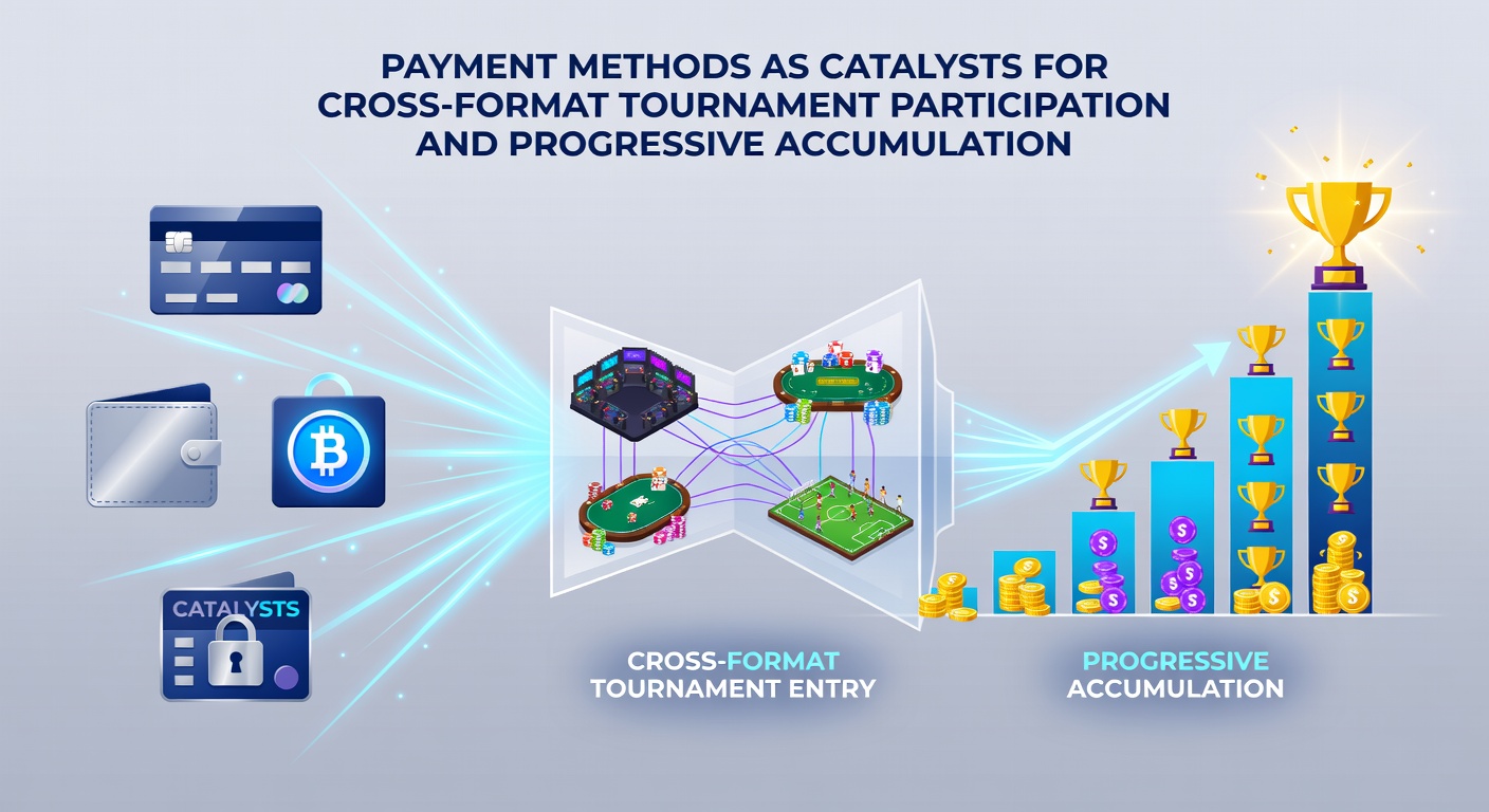 Seamless payment flows supporting progressive reward accumulation across tournament circuits