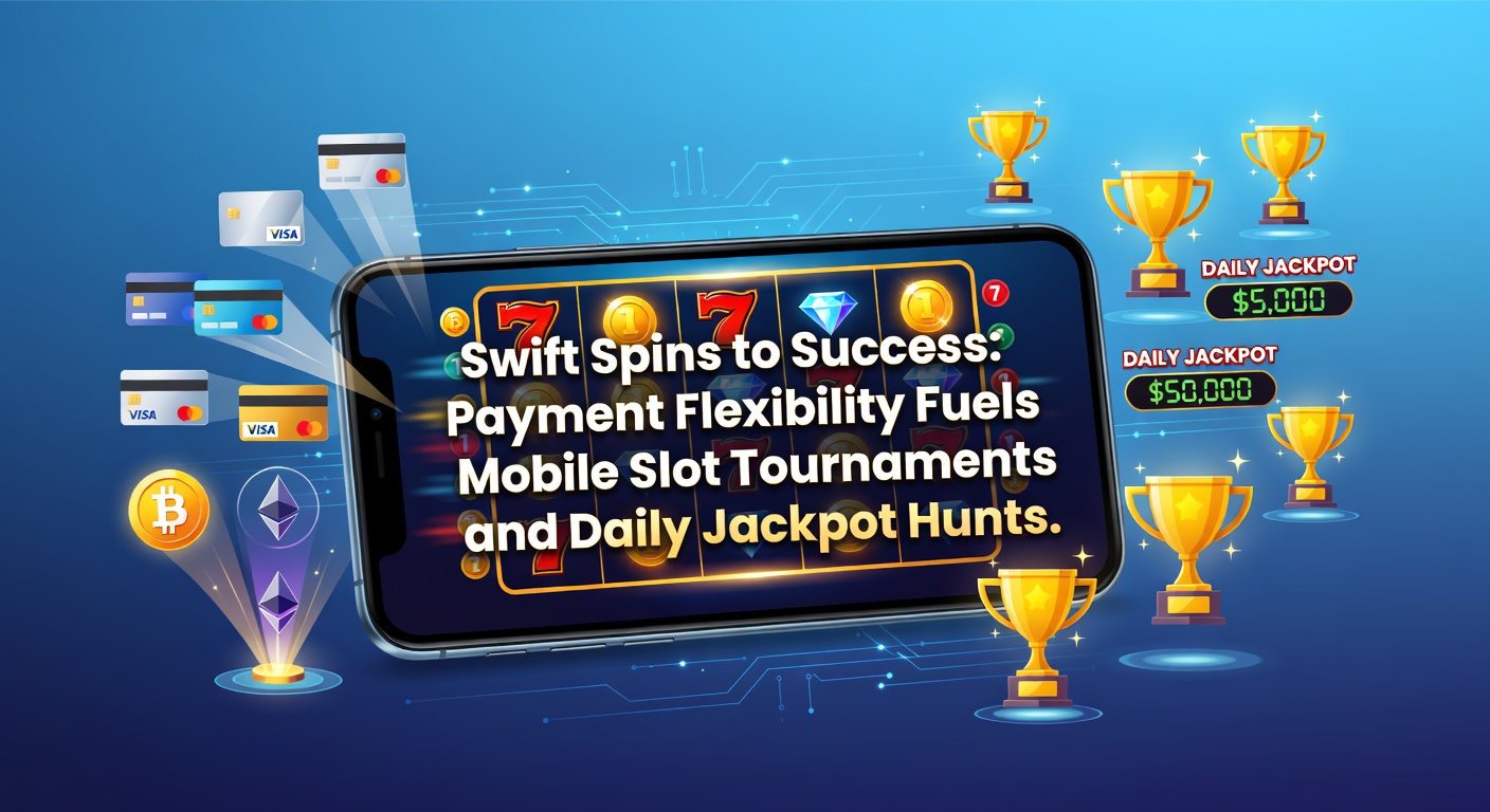 Vibrant mobile slot interface showing tournament leaderboard and quick payment icons, highlighting seamless gameplay on smartphones