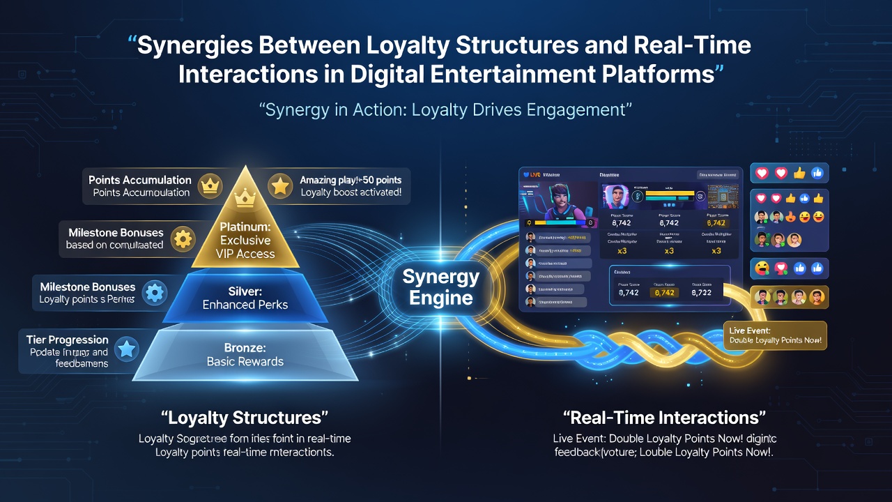 Live streaming interface with loyalty progress indicators and real-time chat features